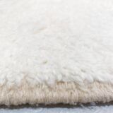 Beni Ouarain Moroccan Berber rug with khaki patterns 2.41x1.68m