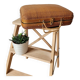 60s woven bamboo suitcase
