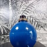 Lampe boulle en verre 1980