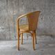 Pair of bistrot wood-curved armchairs fischel n ° 15 e 1930