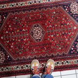 Antique Persian Qashqai rug 106cm x 152cm 1920s - 1C1242