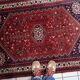 Antique Persian Qashqai rug 106cm x 152cm 1920s - 1C1242