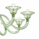 Monumental Murano Glass Chandelier with Rigadin Detailing by Simoeng