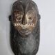 Ancient Fang Ngil tribal mask, traditional African art, Gabon, 20th century, 40 cm