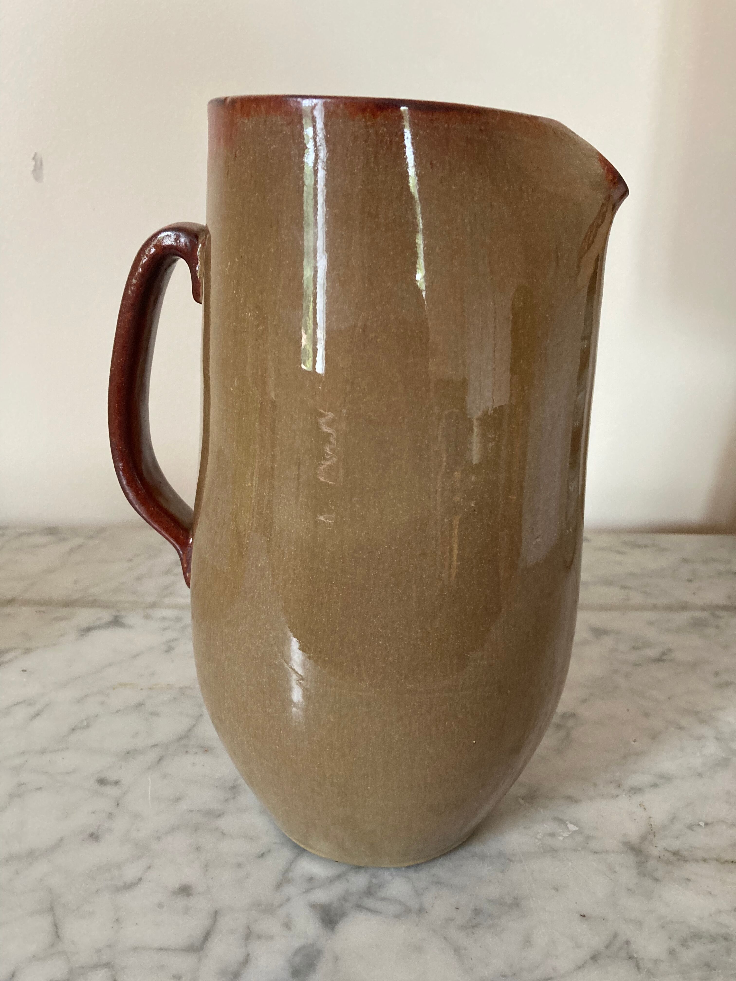 Sandstone decanter signed