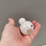 Magnifique vase en trou de serrure de la verrerie Anna Flohr