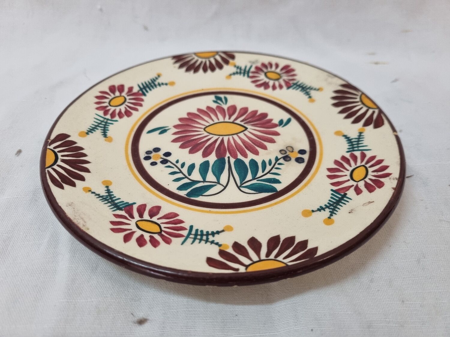 Henriot Quimper Art Deco Plate 1920