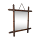 Mirror to mercury with bamboo frame 24x30cm