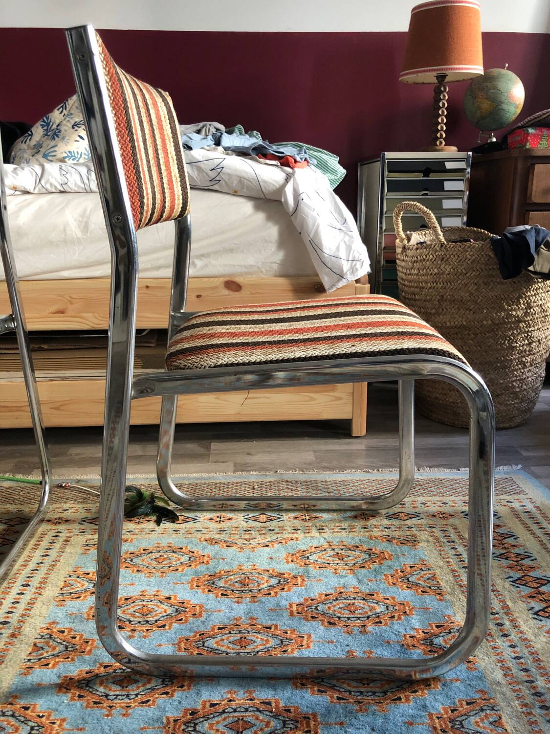 2 sled base chairs