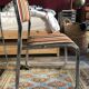 2 sled base chairs