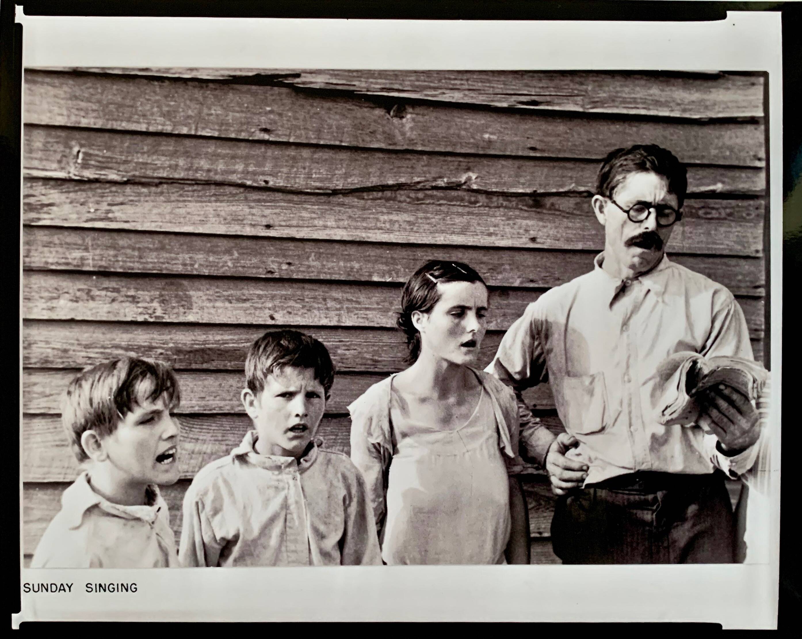Black and White Art Photograph — “Sunday Song, Alabama 1935”