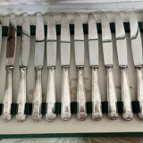 Silver metal cutlery