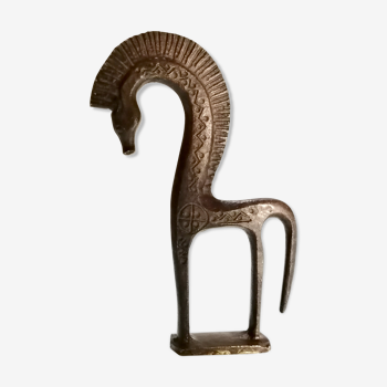 Cheval étrusque en bronze