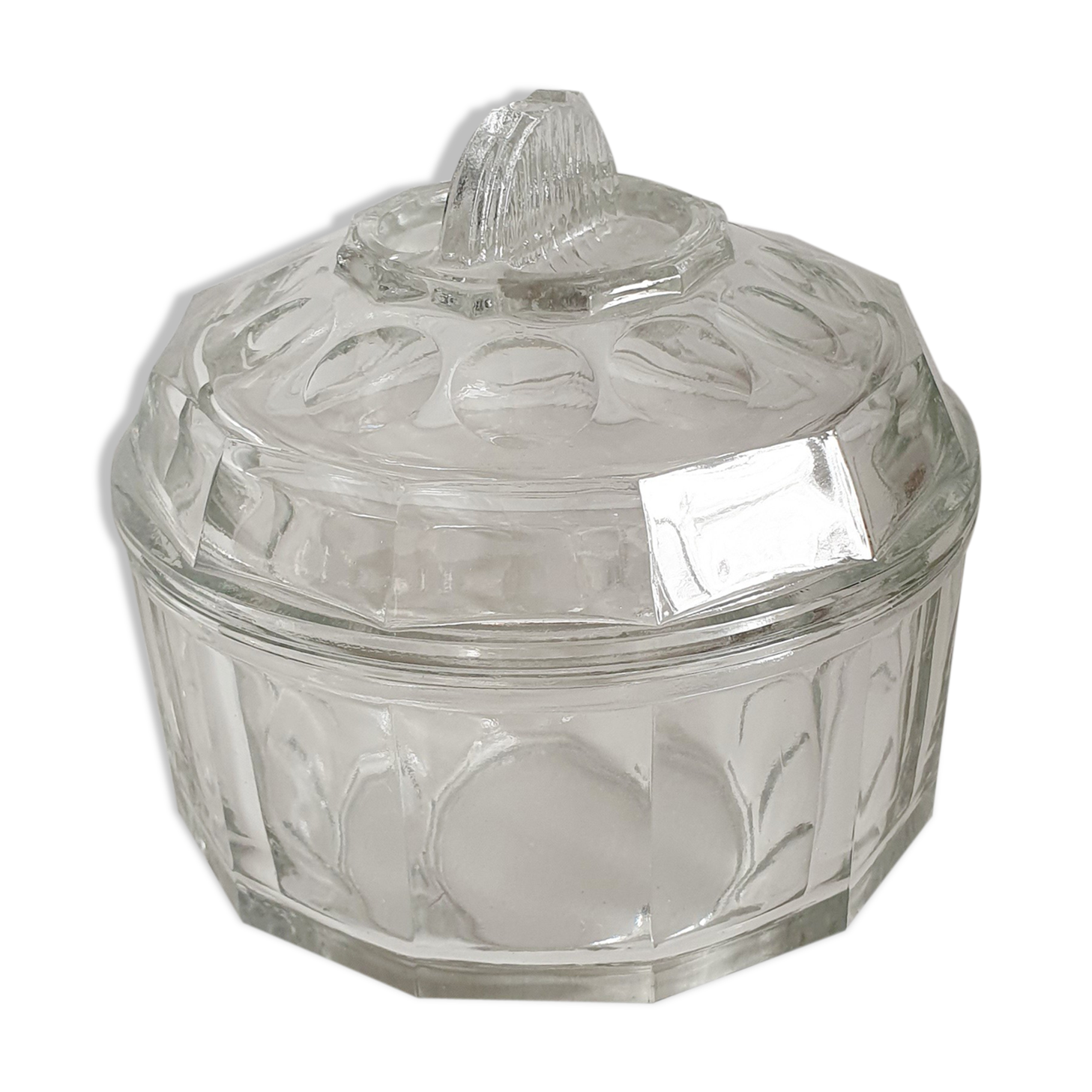 Vintage glass sugar