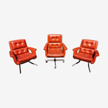 3 armchairs Raphael Raffel apelbaum