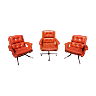 3 armchairs Raphael Raffel apelbaum