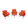 3 armchairs Raphael Raffel apelbaum