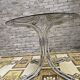 Vintage smoked glass dining table, Italy 1970s