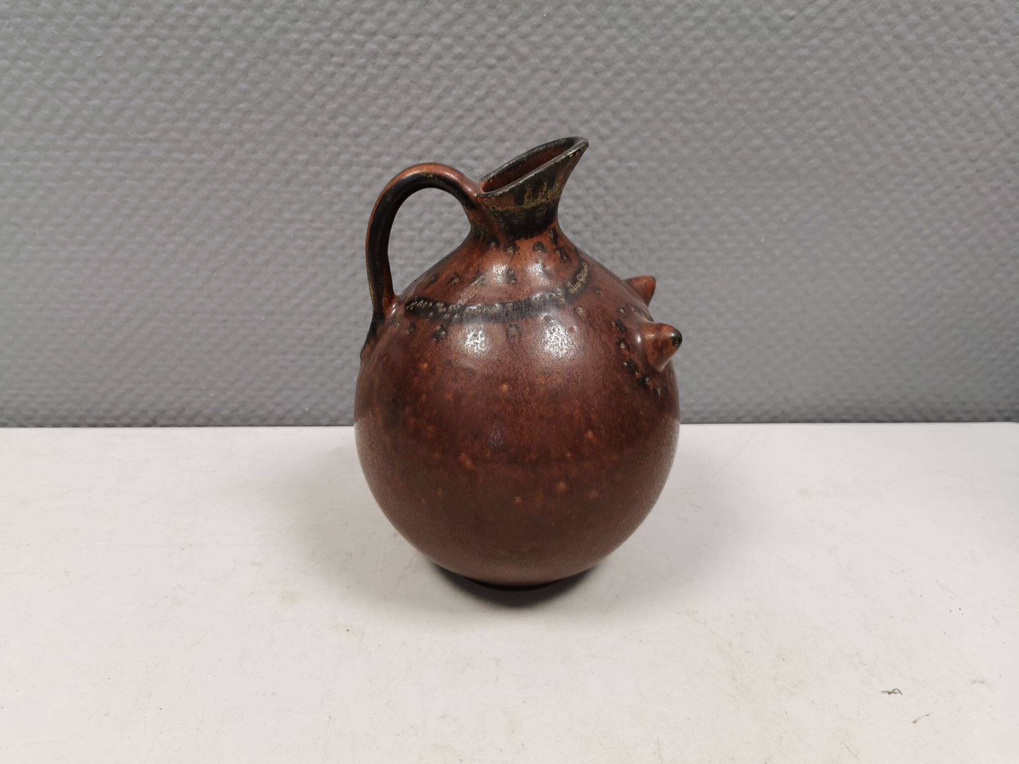 Large and absolutely fantastic ceramic jug/vase, Denmark 1970s