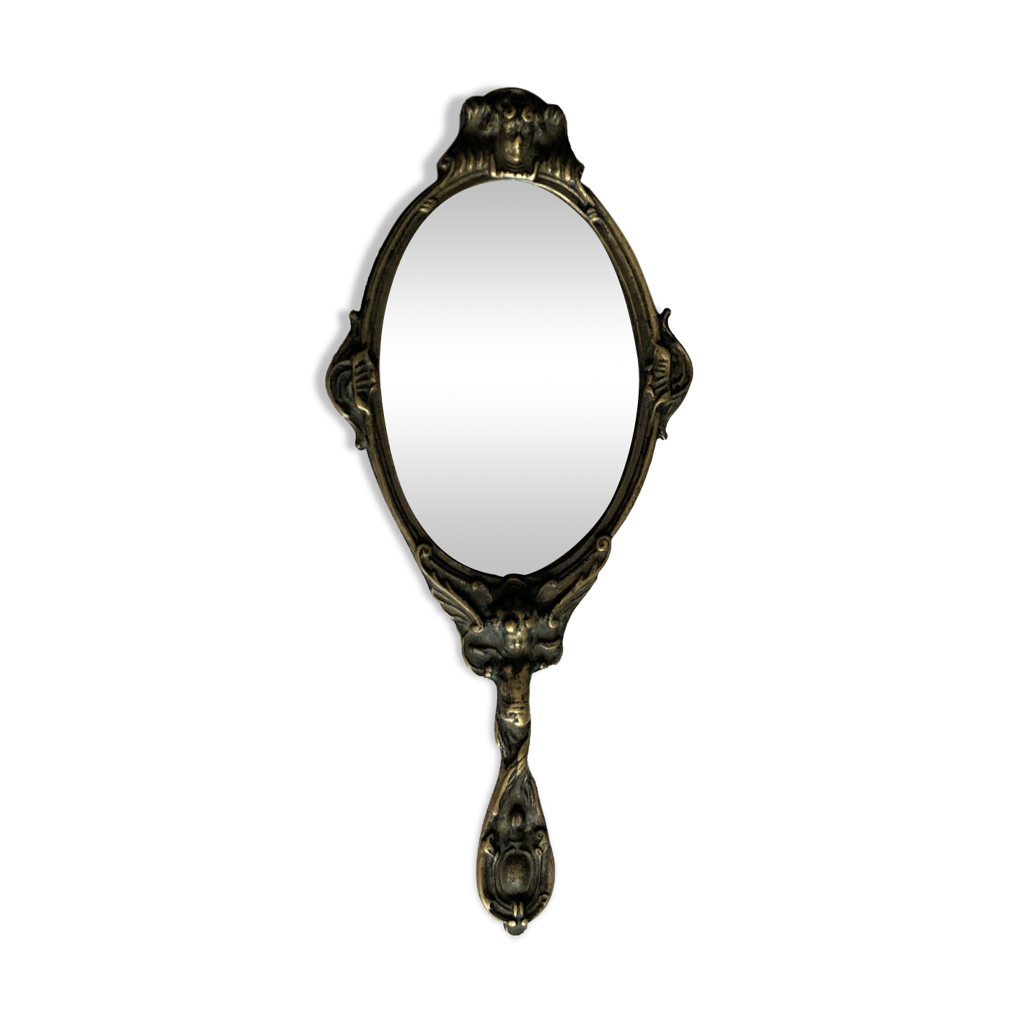 Hand-facing mirror