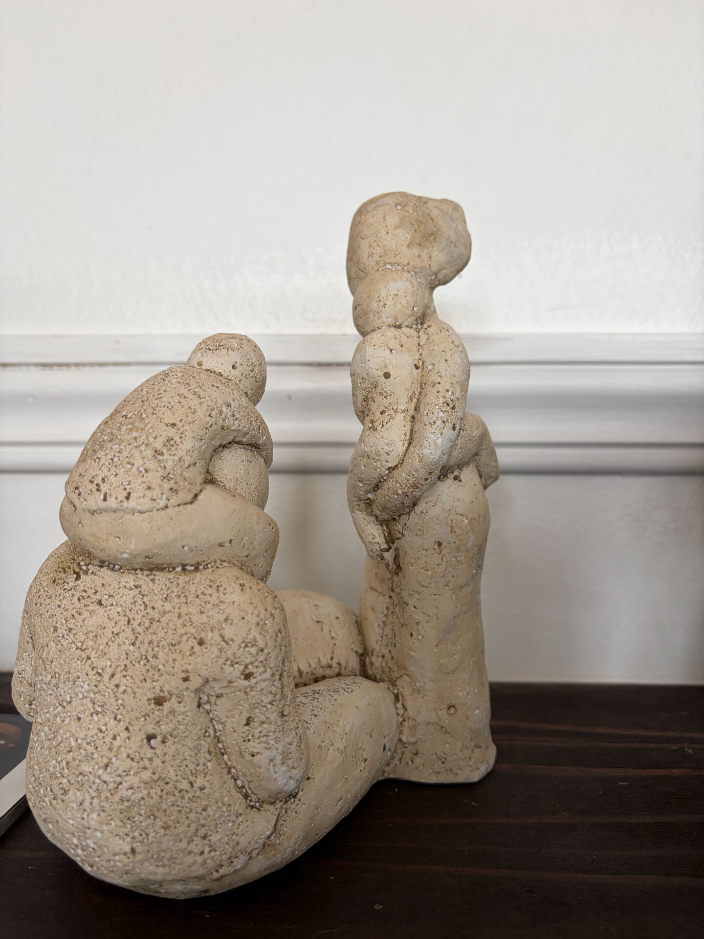 Wabi-sabi terracotta sculpture