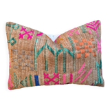 Handmade cushion cover in Berber wool: Moroccan Kilim cushion