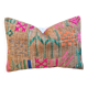 Handmade cushion cover in Berber wool: Moroccan Kilim cushion