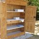 Antique solid pine cupboard