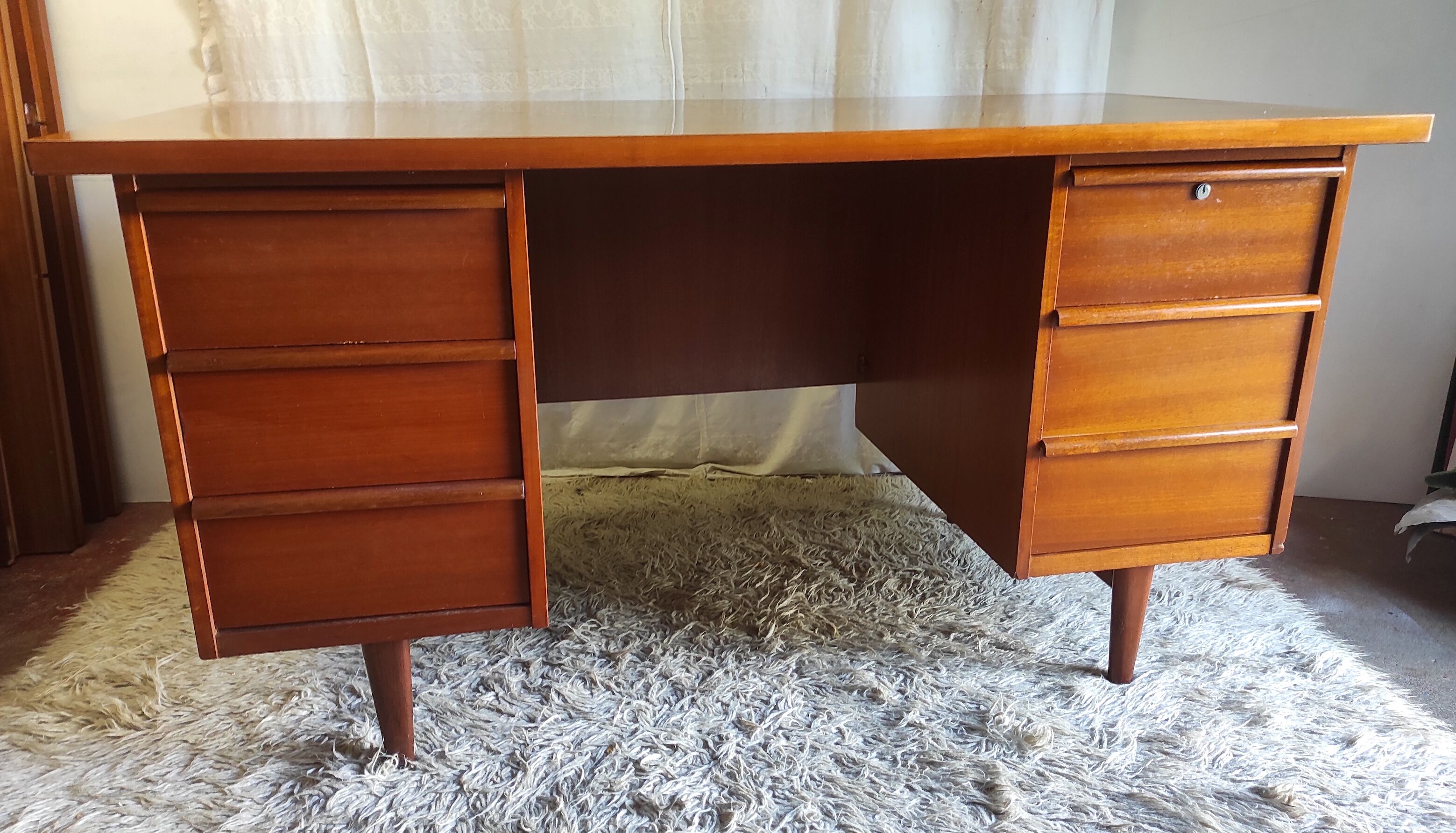 Scandinavian style teak office - 60s