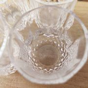Lot de 4 verres à liqueur forme gobelet Cristal d'Arques modèle Longchamp