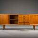 Mid-century Scandinavian modern teak sideboard by Harry Østergaard for Randers Møbelfabrik, 1960s