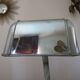 Pair of Art Deco lamps in chrome brass and Carrara marble 30s 40s