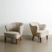 Vintage Danish Sculptural Armchairs by Flemming Lassen, 1960s