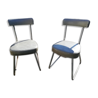 Paire de chaises industrielles, 60s