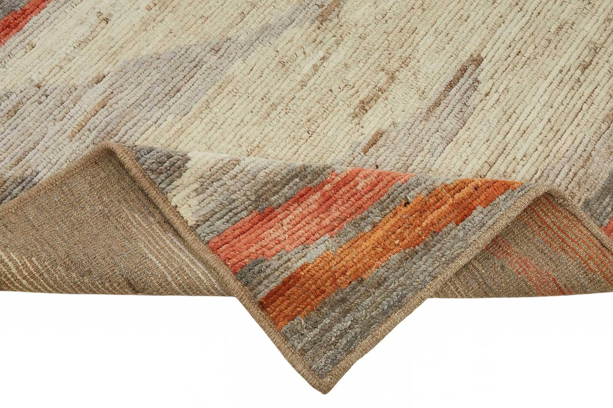 Handwoven Turkish Rustic 245 cm x 337 cm Multicolor Wool Carpet