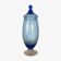 Empoli blue glass bonbonnière, vintage