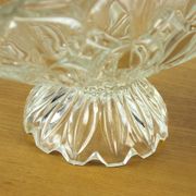 Large Pressed Glass Bowl, Tulip Collection Hermanowa Hut, 1957