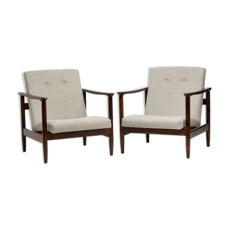 Paire de fauteuils GFM-142 des années 1960