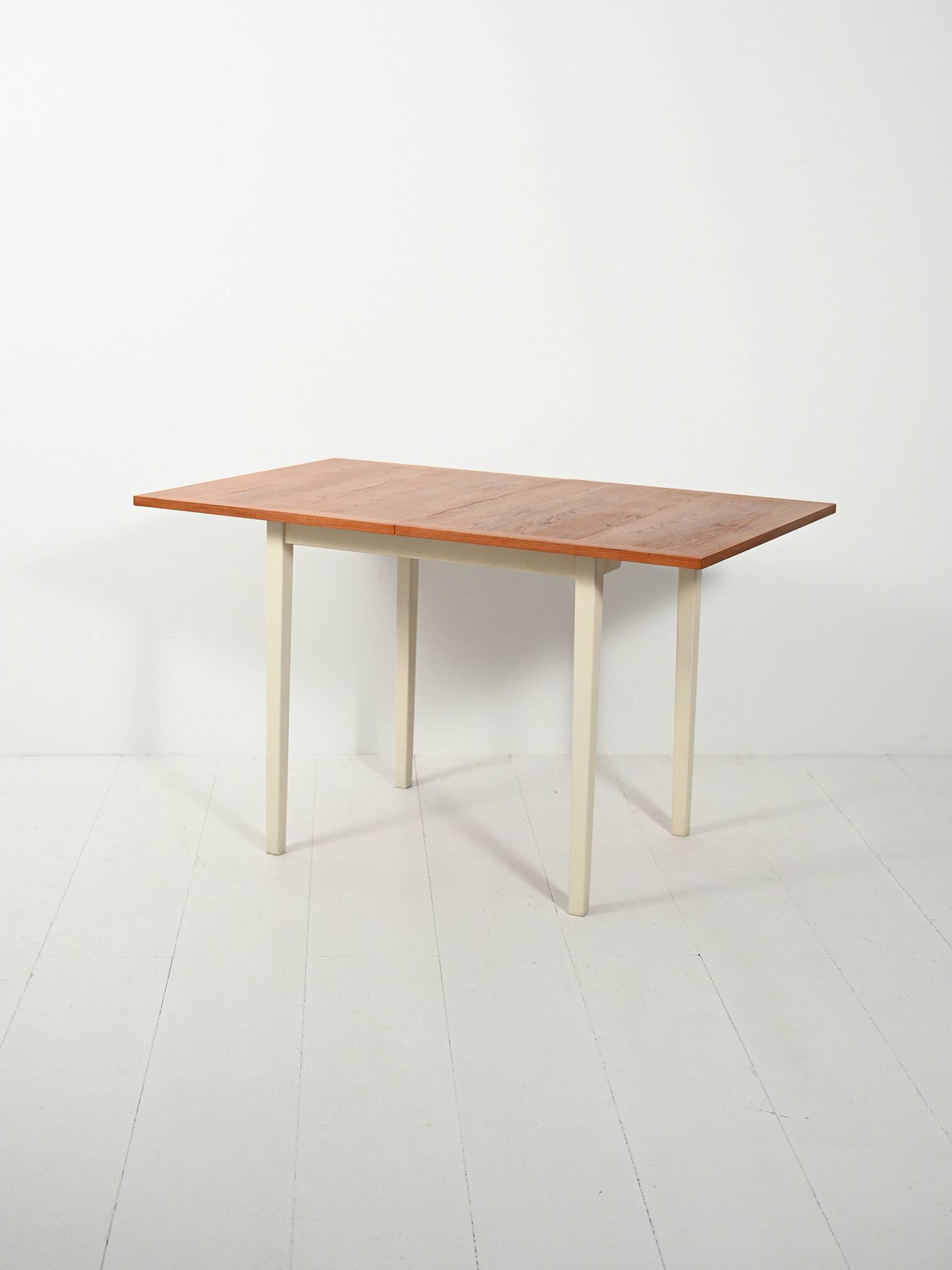 Scandinavian folding table in teak