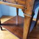 Pair of French-made side tables.