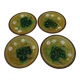 Set of 4 slurry plates