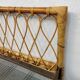 Pair of vintage rattan twin bed