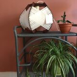 White woven lamp to install