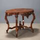 Small antique Louis-Philippe table in walnut, Italy, 19th century.