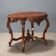 Small antique Louis-Philippe table in walnut, Italy, 19th century.