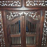 Mirror with shutters carved Indonesian