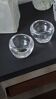 Paire de bougeoirs en cristal Dartington