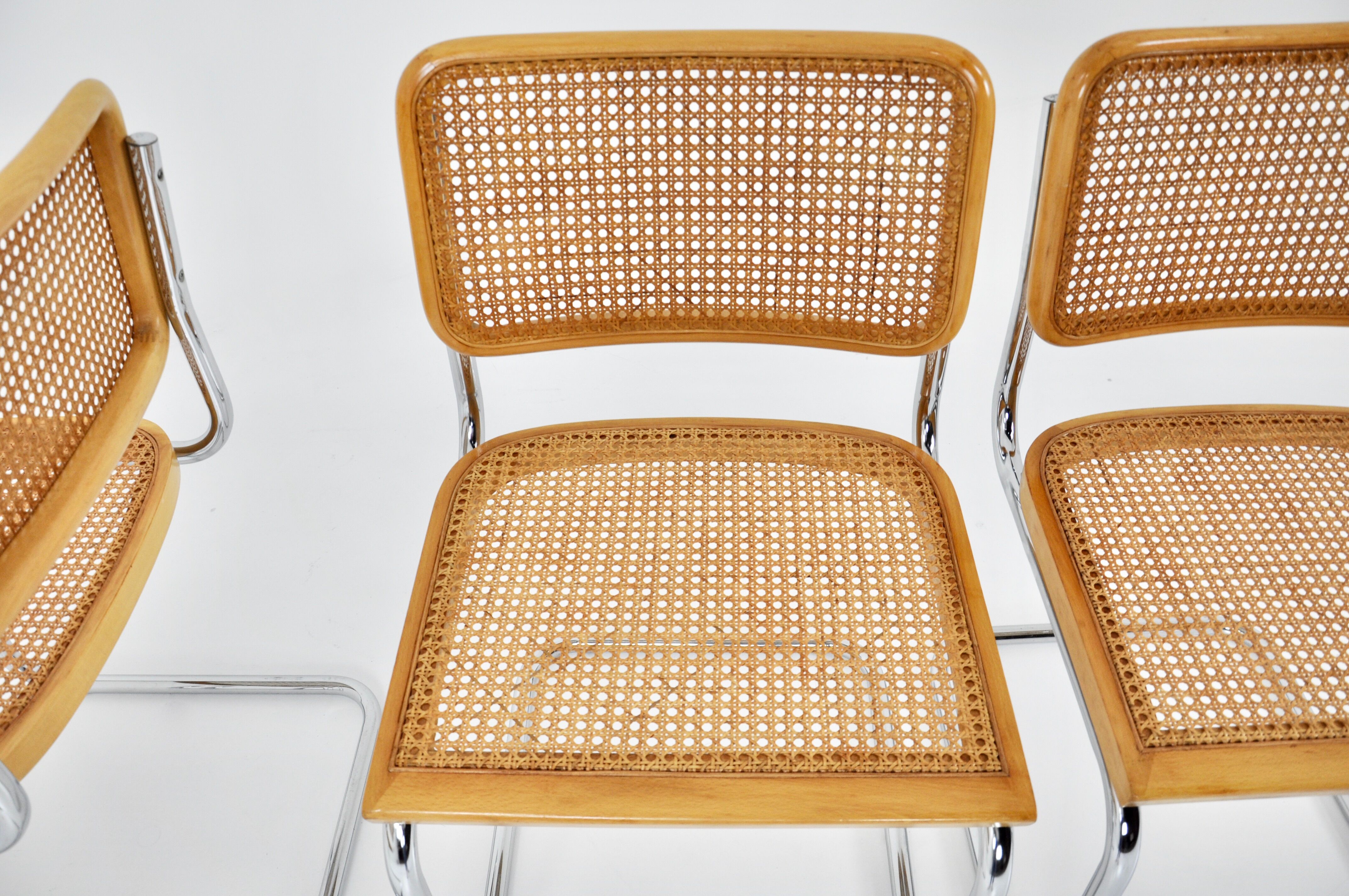 Dining chairs B32 by Marcel Breuer set of 4