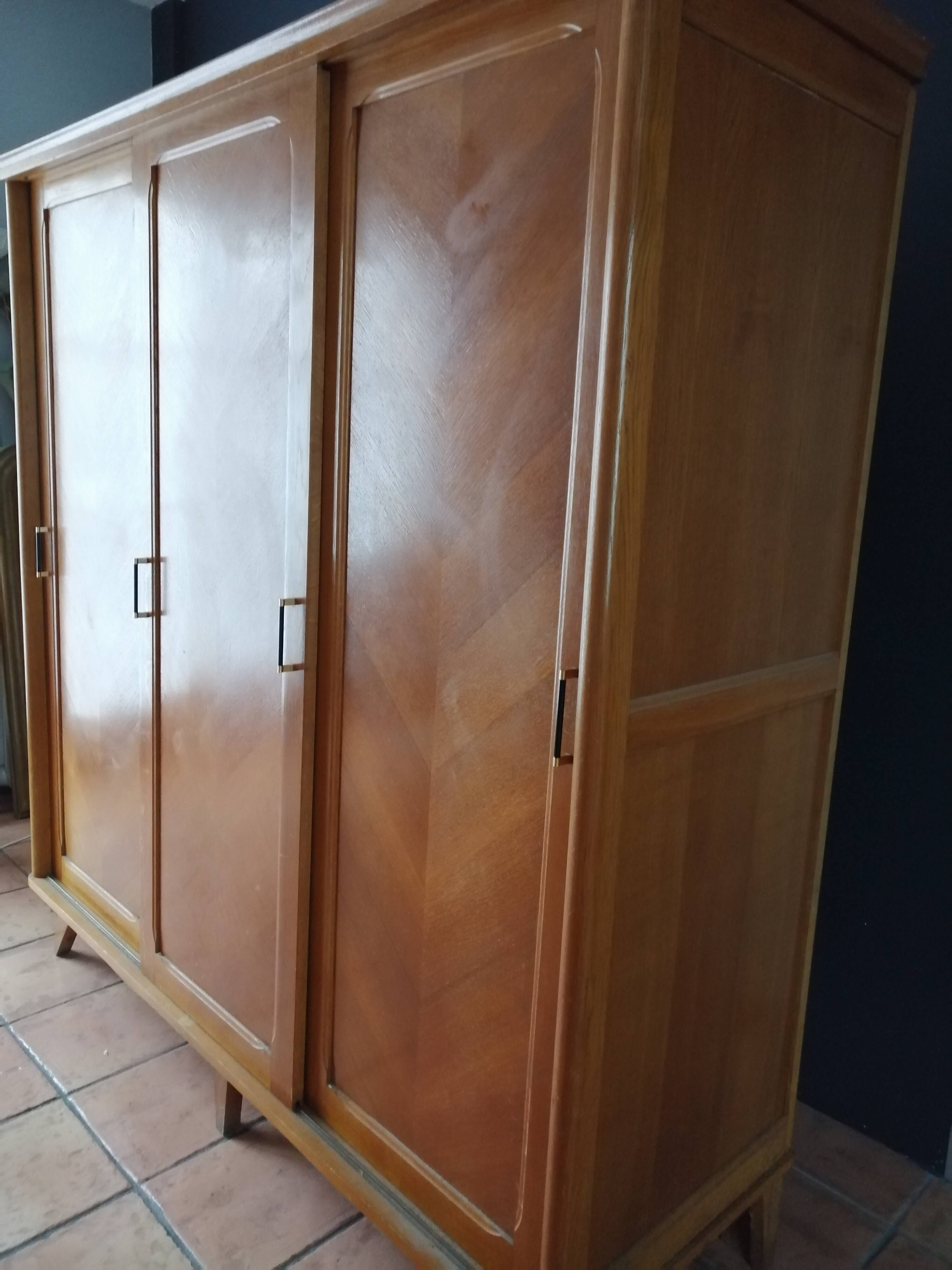 50s wardrobe - sliding doors