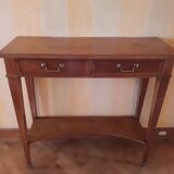 Louis XV style console in cherry wood
